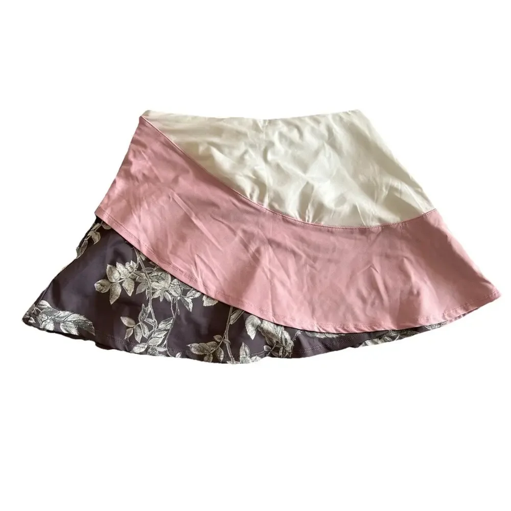 EleVen by Venus Williams Triple Threat Skirt XS Pink Floral Tennis‎ Skort